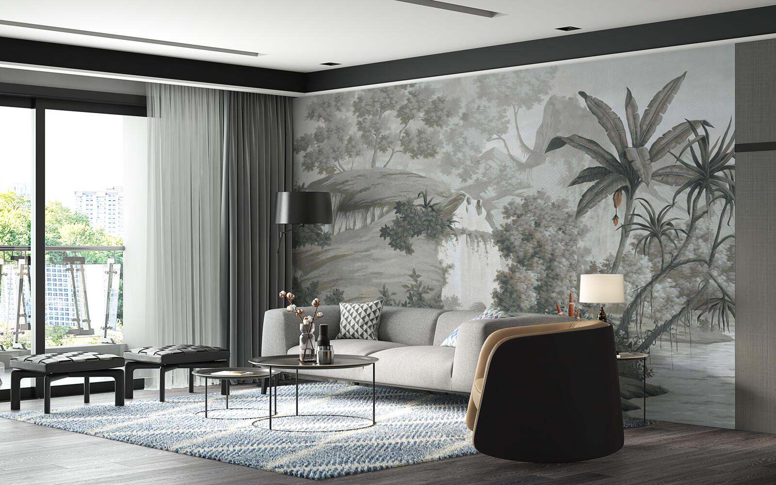 Fototapeta temná džungľa