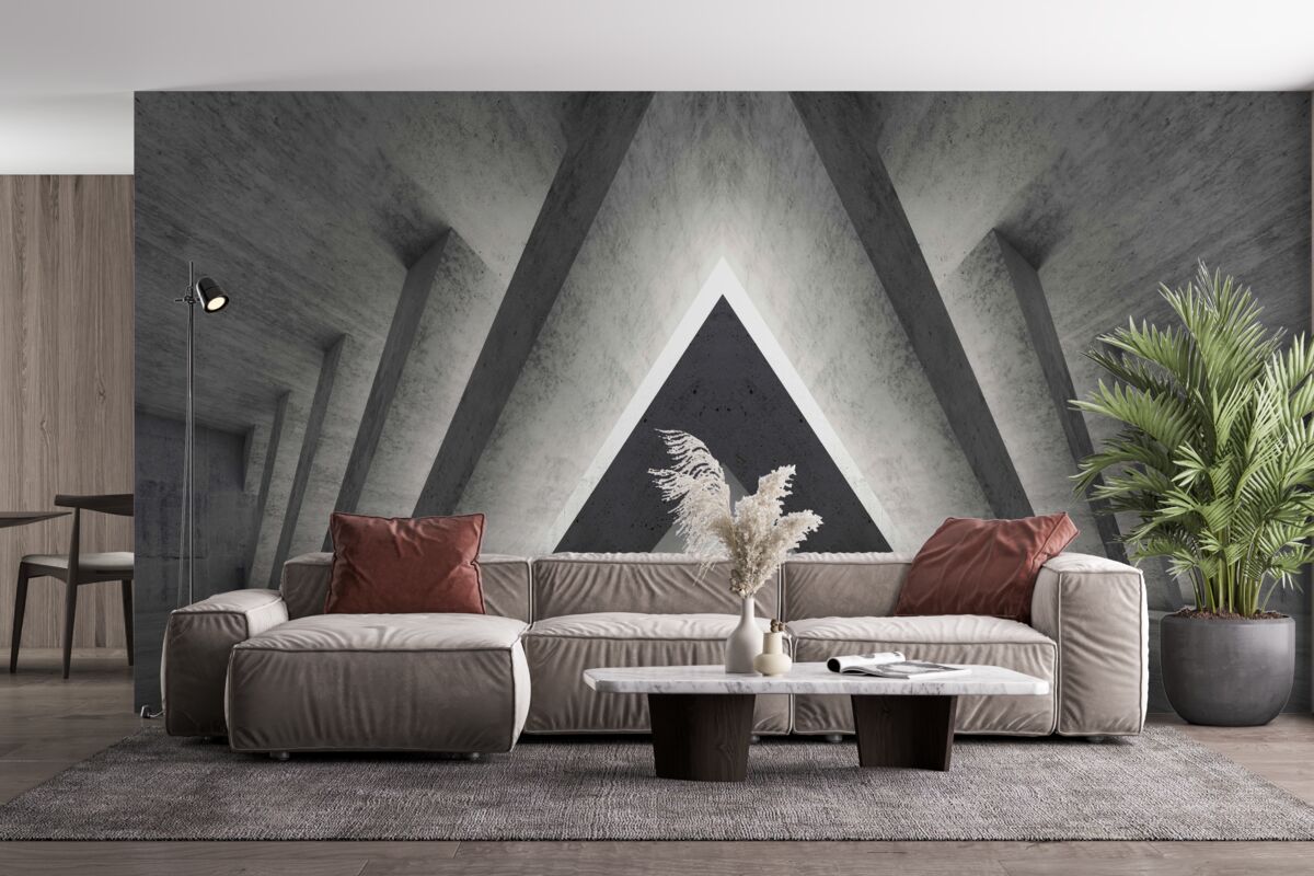 Fototapeta dlhá chodba vo futuristickom štýle