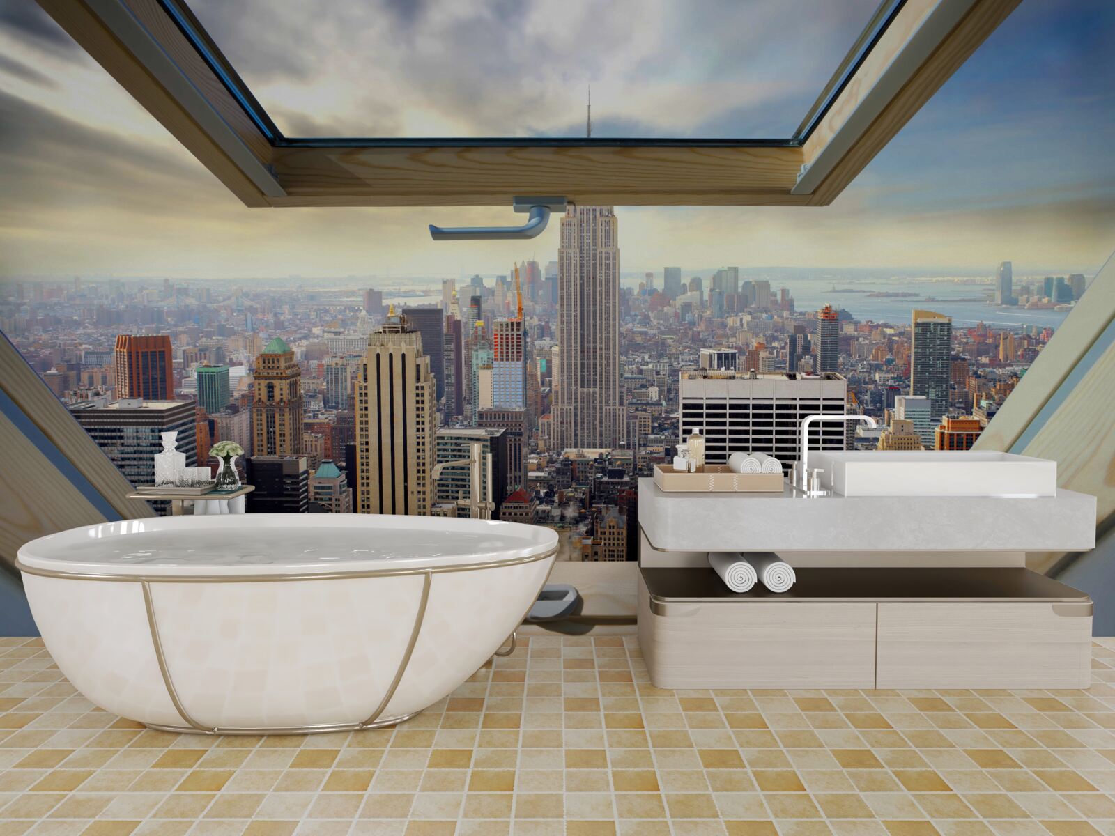 Fototapeta krajina nádherná mesta New York