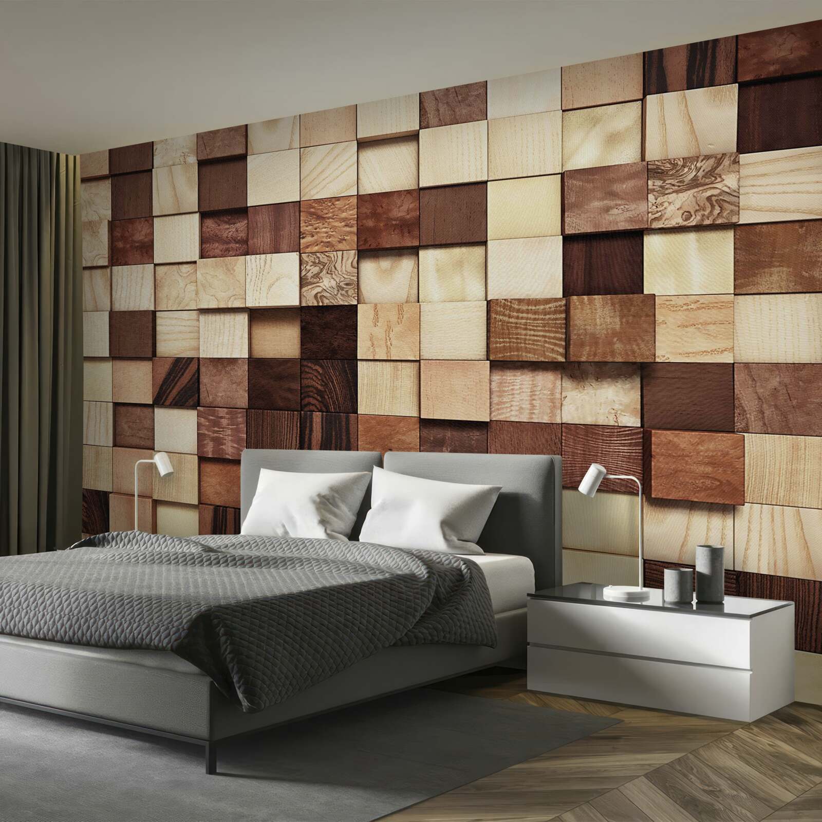 Fototapeta malé štvorčeky v rôznych farbách