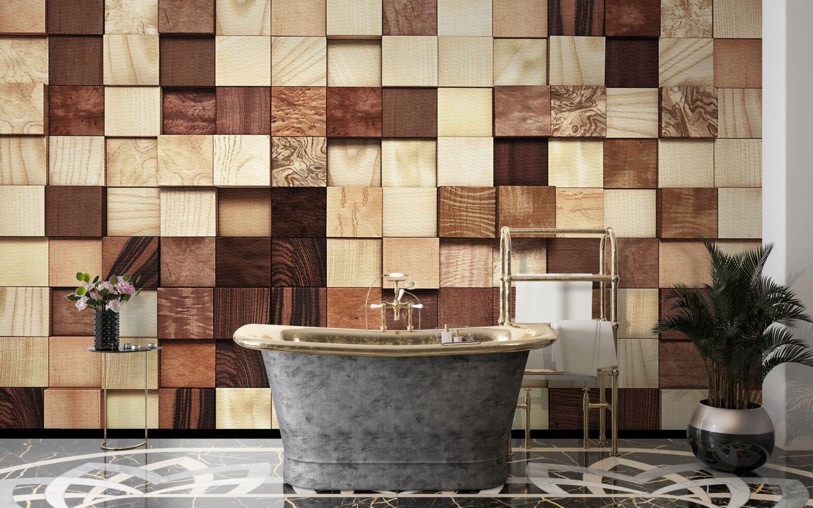 Fototapeta malé štvorčeky v rôznych farbách