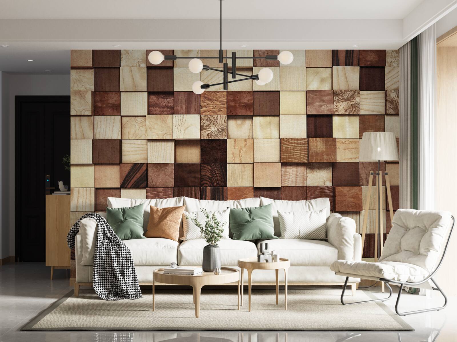 Fototapeta malé štvorčeky v rôznych farbách