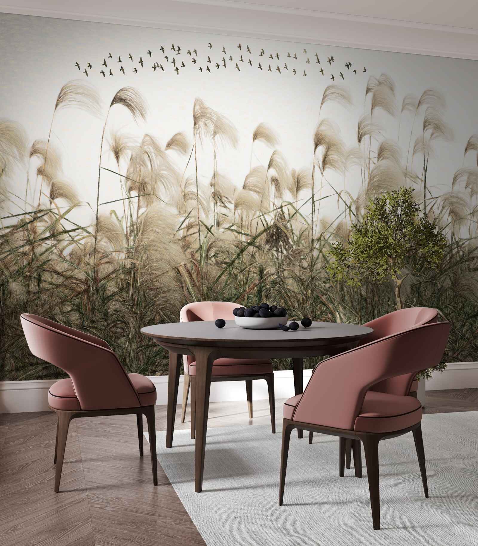 Fototapeta rastliny s nadýchanou textúrou