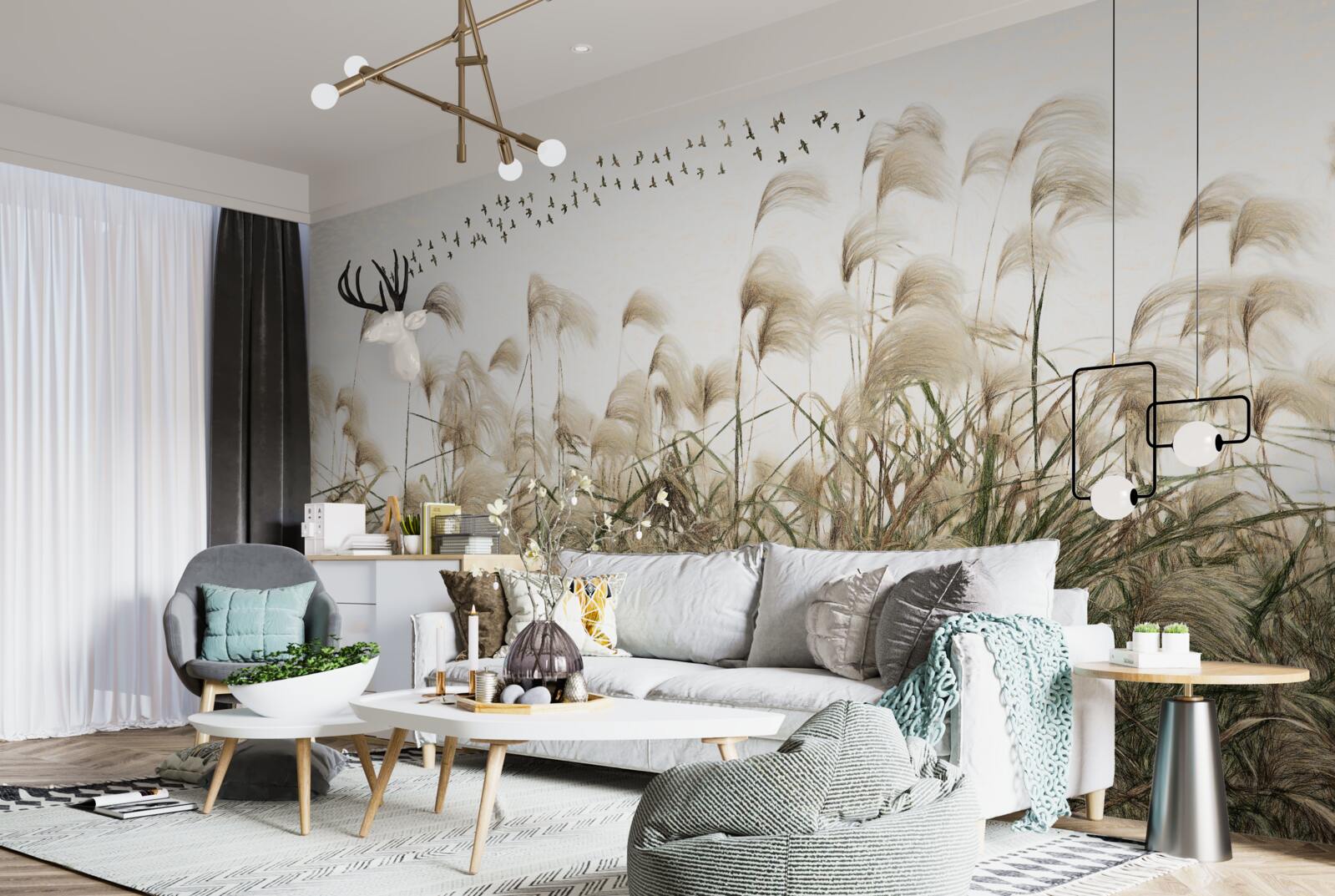 Fototapeta rastliny s nadýchanou textúrou