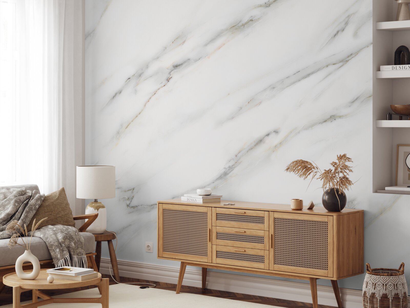 Fototapeta Pózy sú bielej a šedej farby