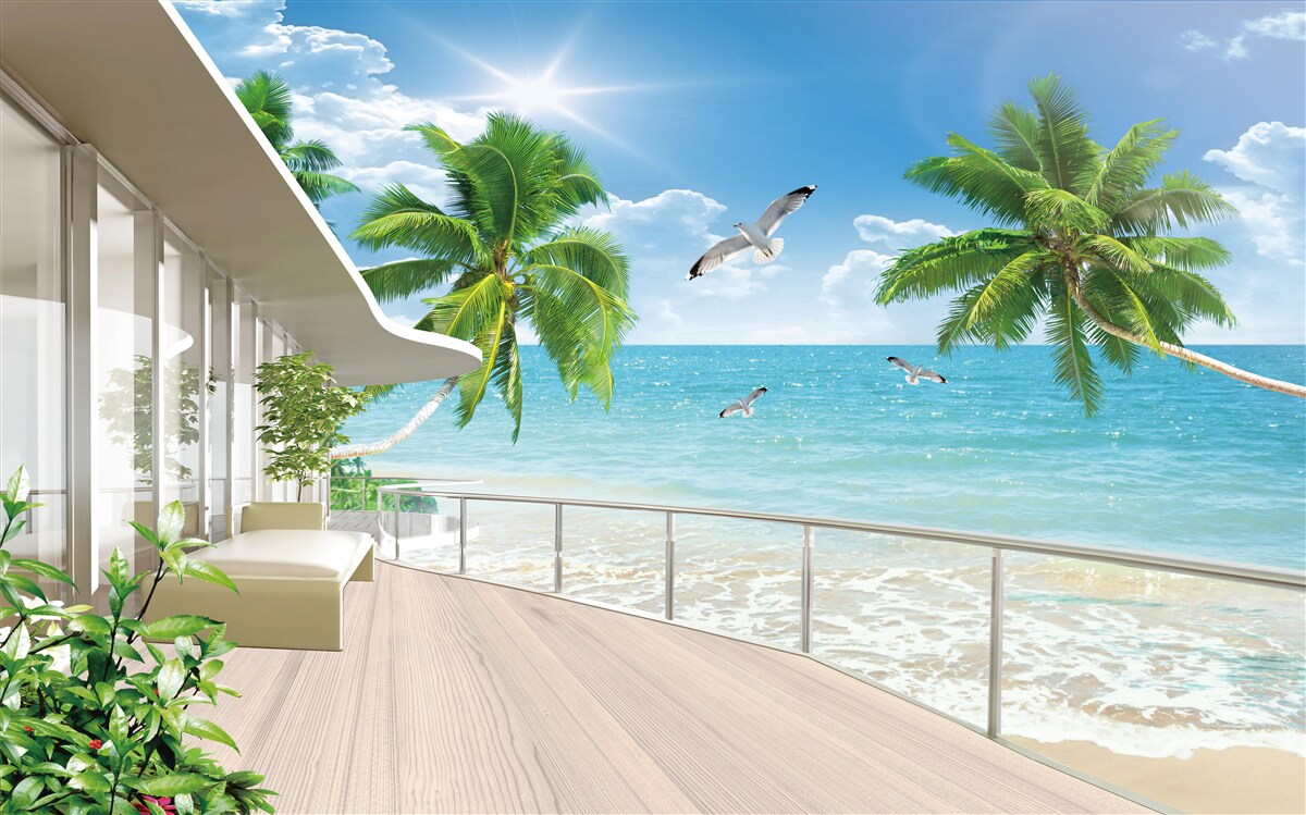 Fototapeta luxusná vila pri mori