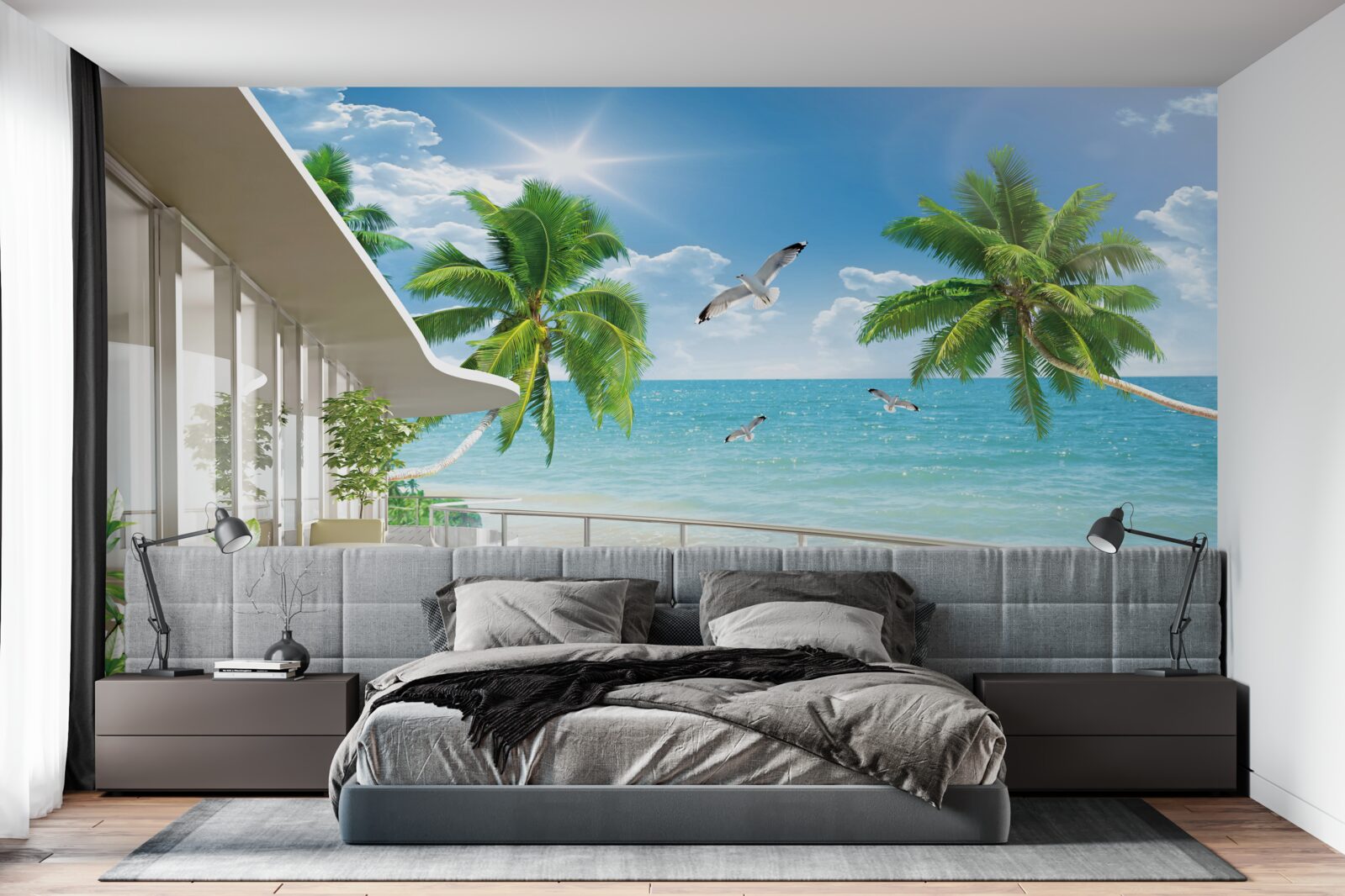 Fototapeta luxusná vila pri mori