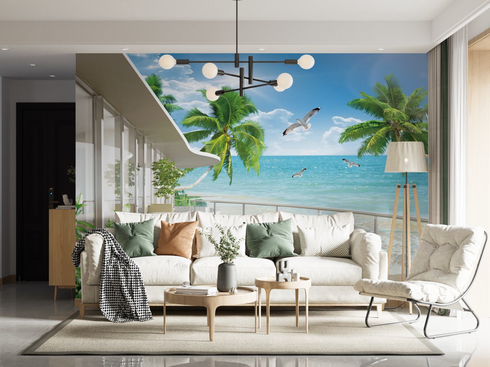 Fototapeta luxusná vila pri mori