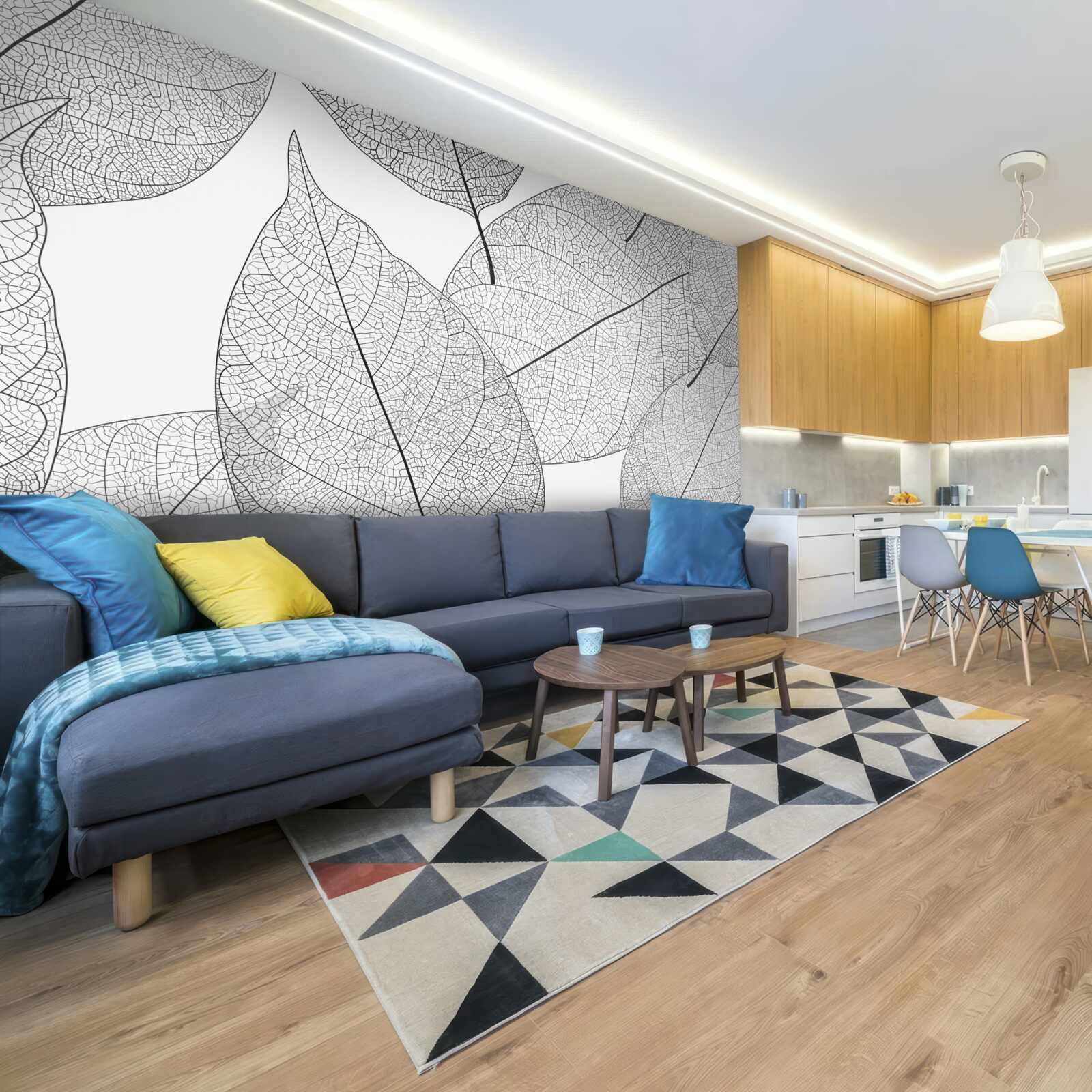 Fototapeta priehľadné veľké listy