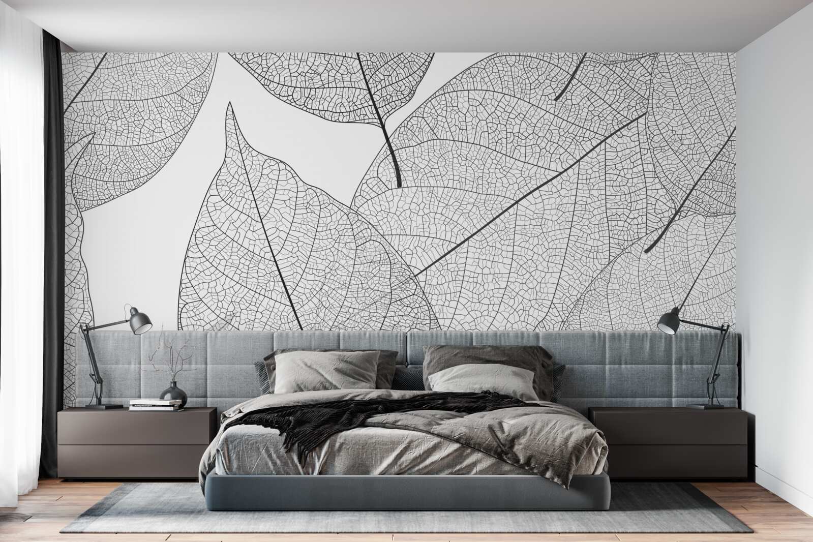 Fototapeta priehľadné veľké listy