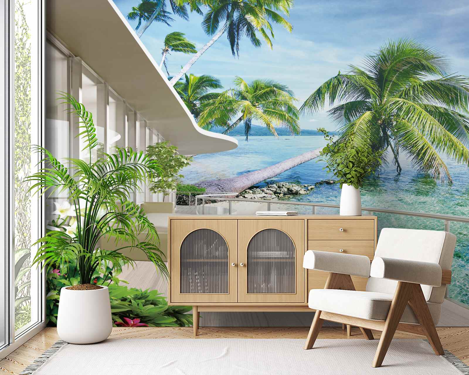 Fototapeta dom pri pobrežia