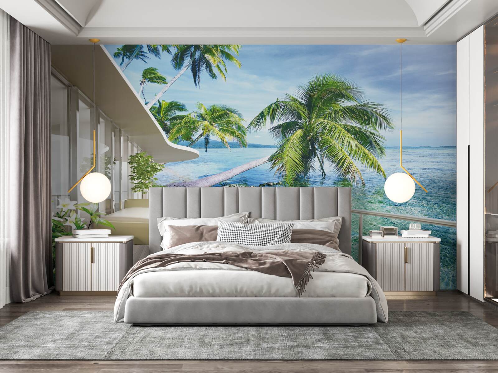 Fototapeta dom pri pobrežia