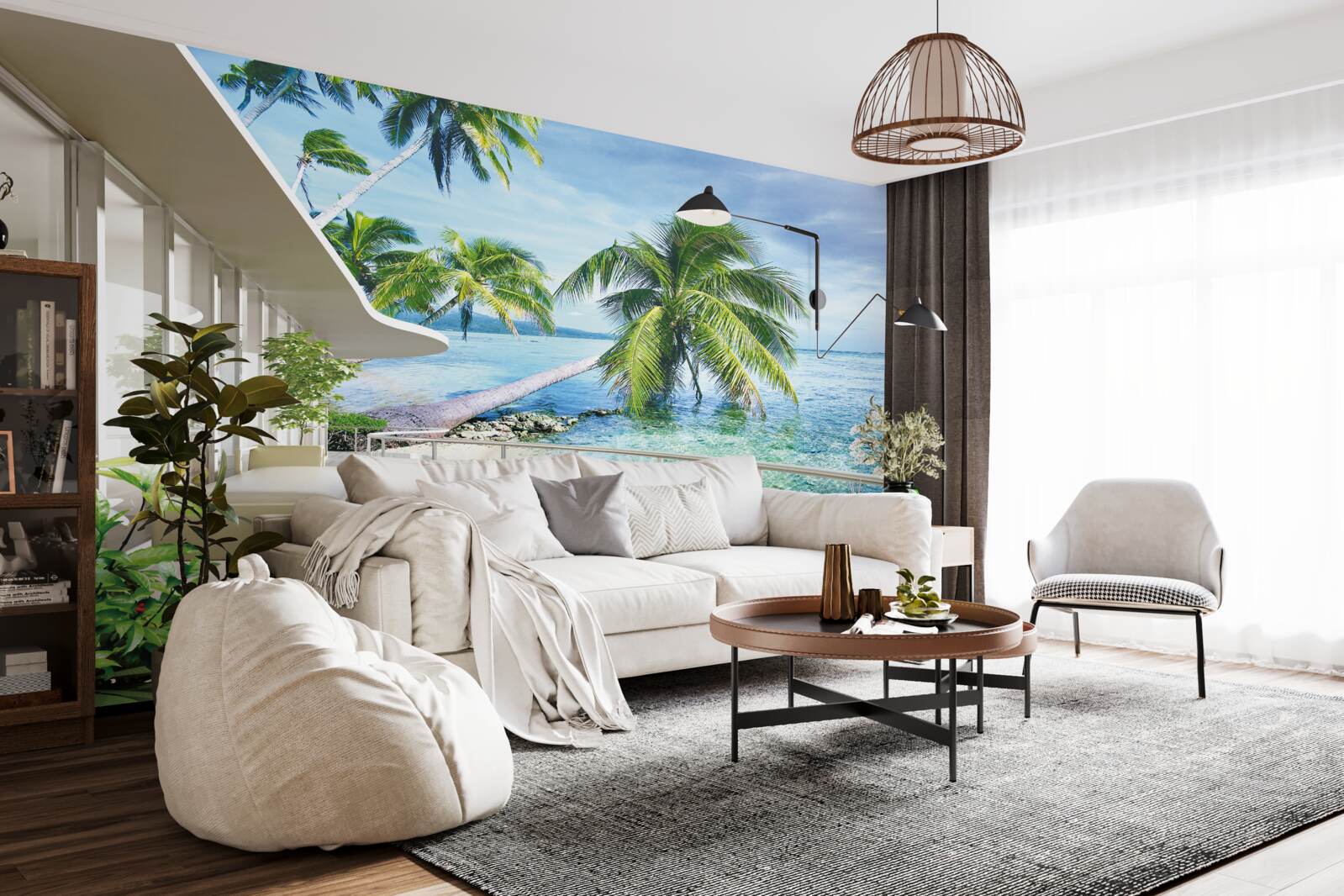 Fototapeta dom pri pobrežia