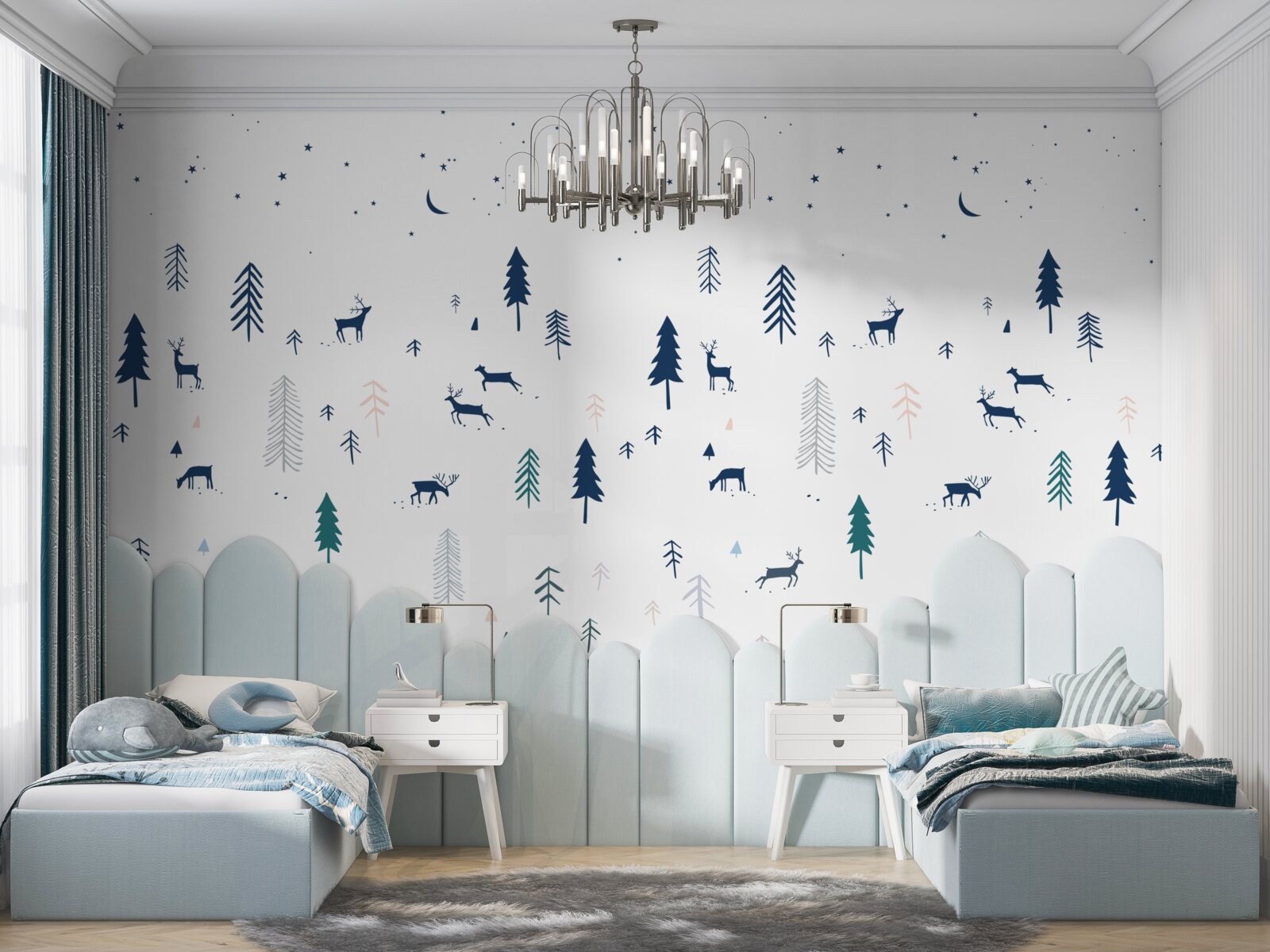 Fototapeta detská tapeta v minimalistickom štýle