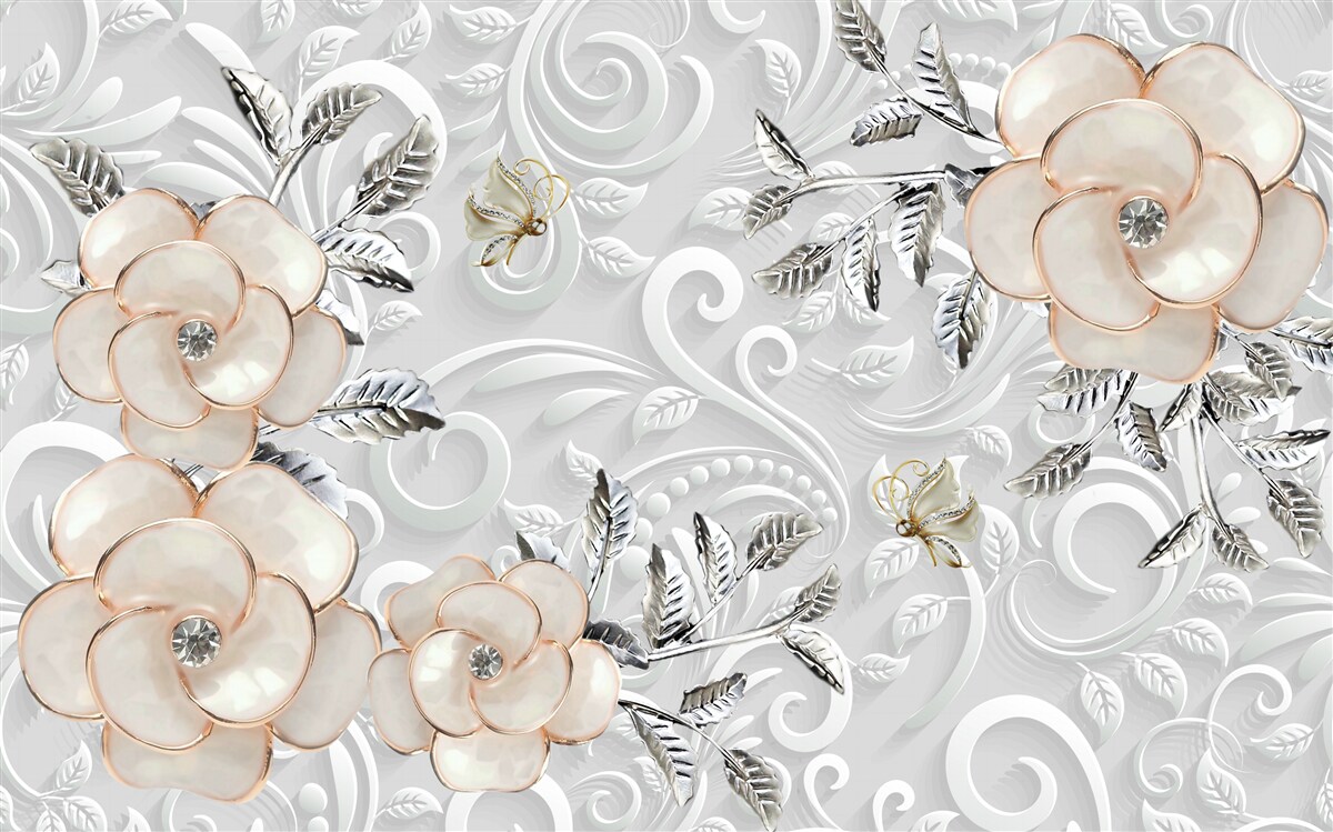 Fototapeta krémové ruže