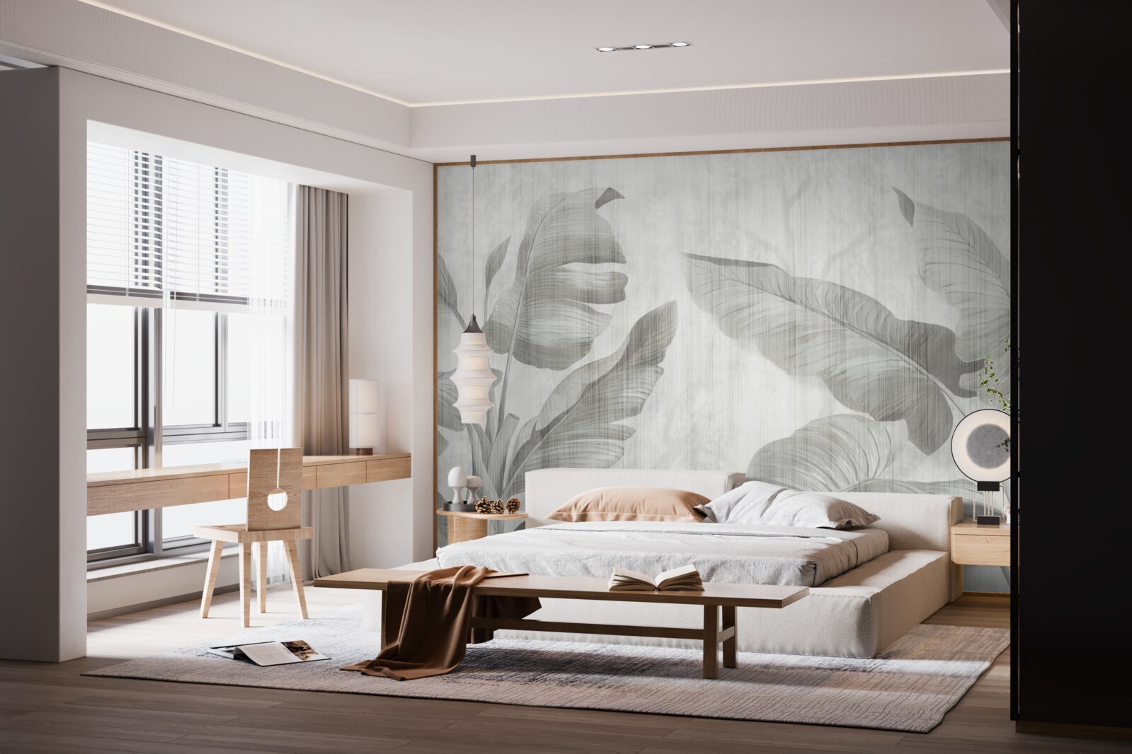 Fototapeta tropické palmové listy