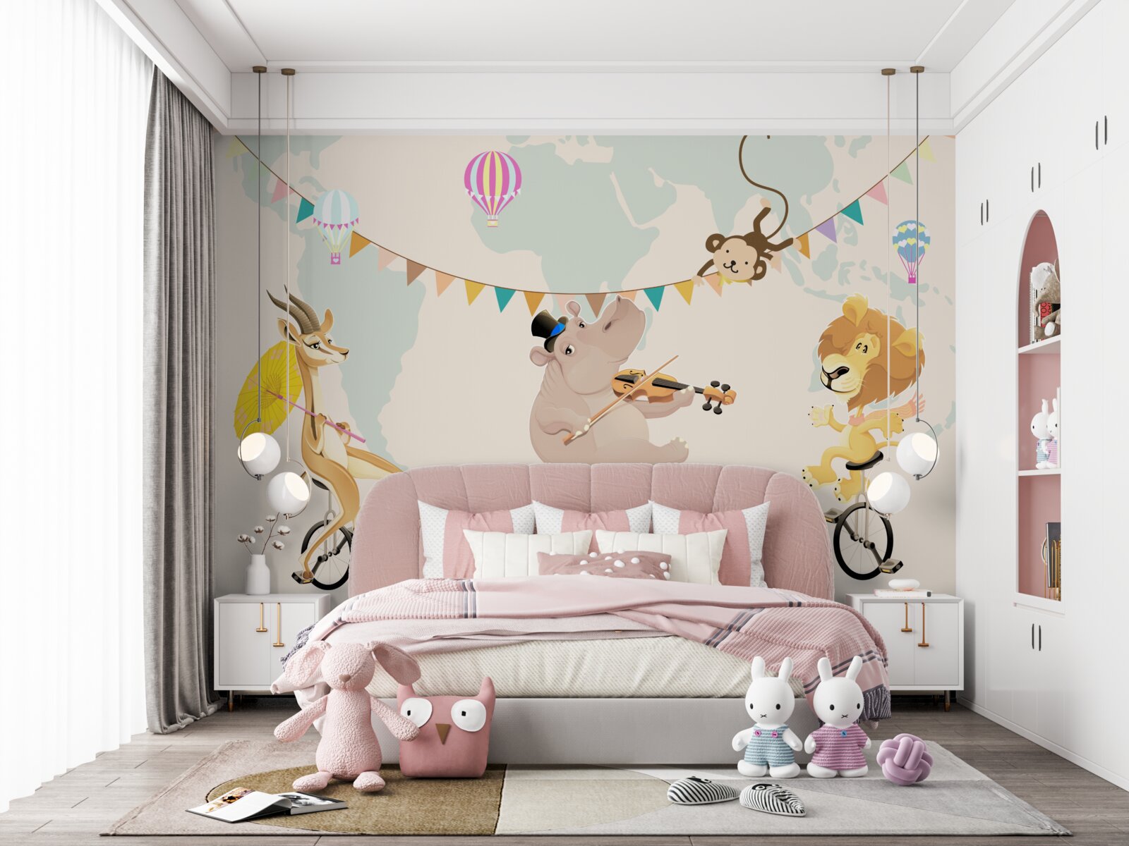 Fototapeta Zvieratá sú testované na jednokolkách