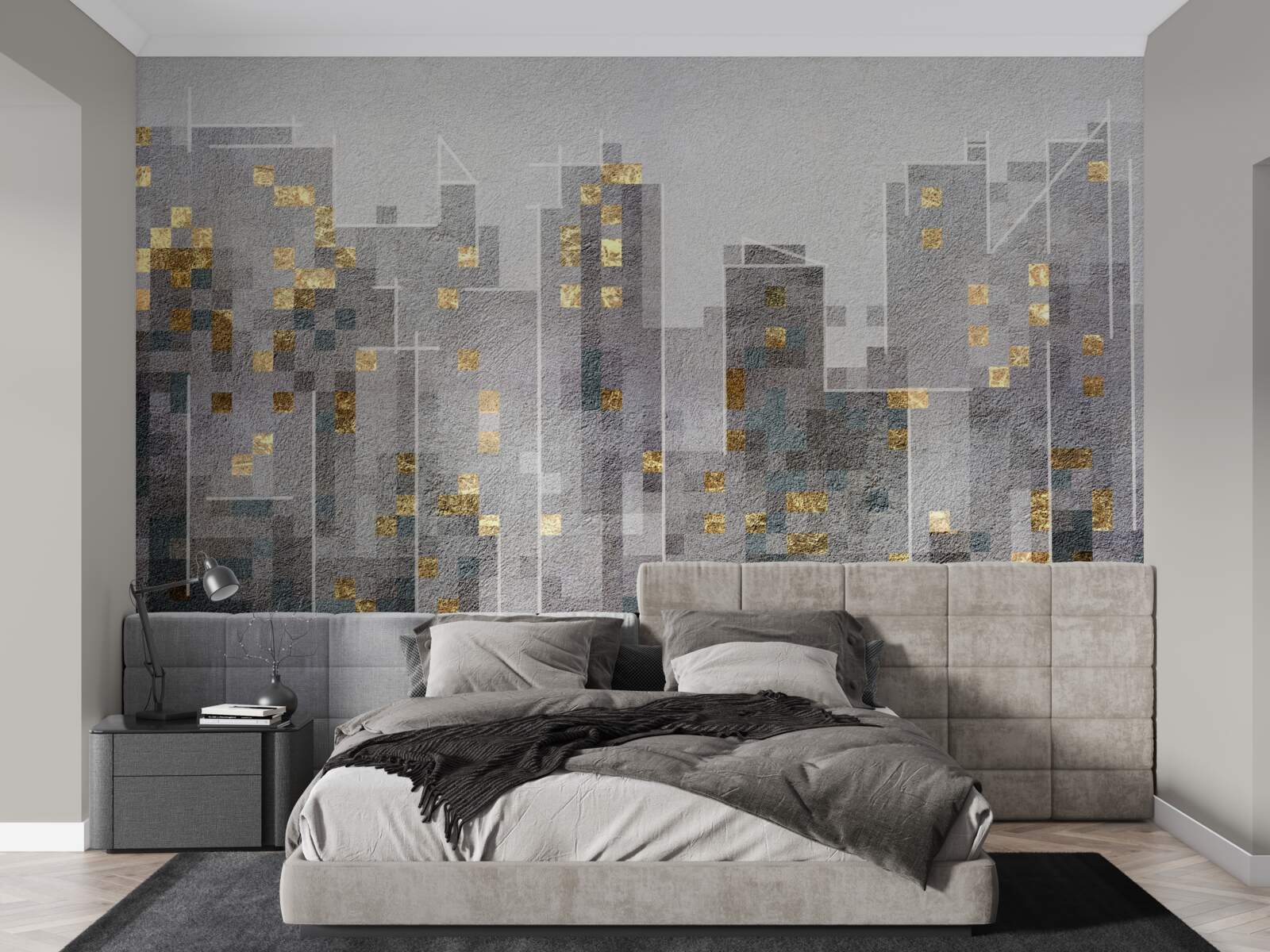 Fototapeta mrakodrapov obrysy