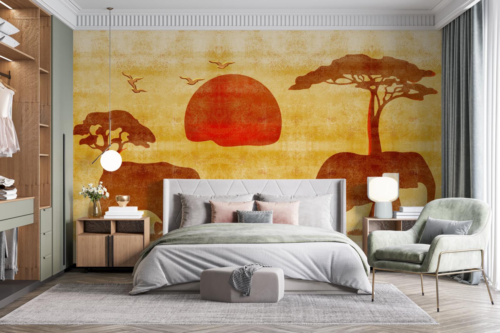 Fototapeta Rodina slona afrického