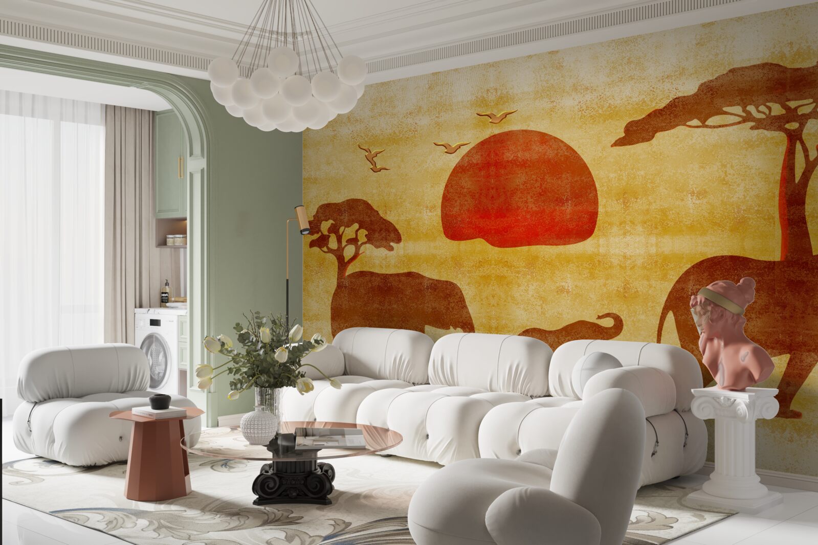 Fototapeta Rodina slona afrického