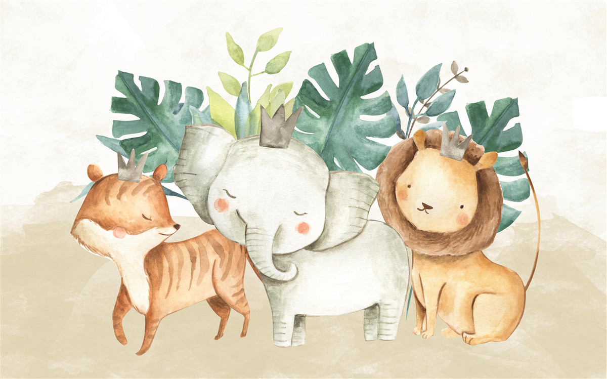 Fototapeta zvieratá vedľa rastlín