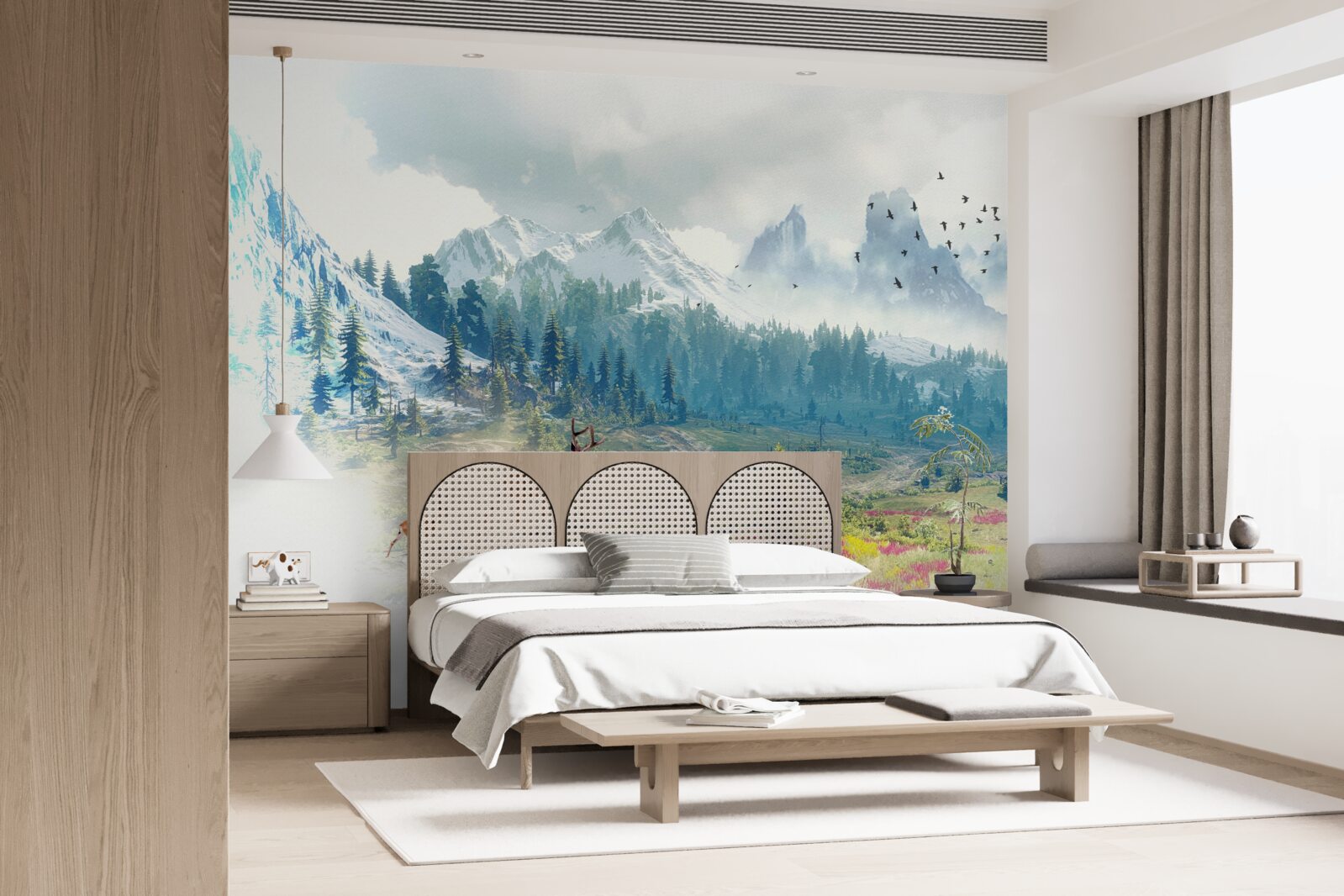 Fototapeta jelene číhajú v horách