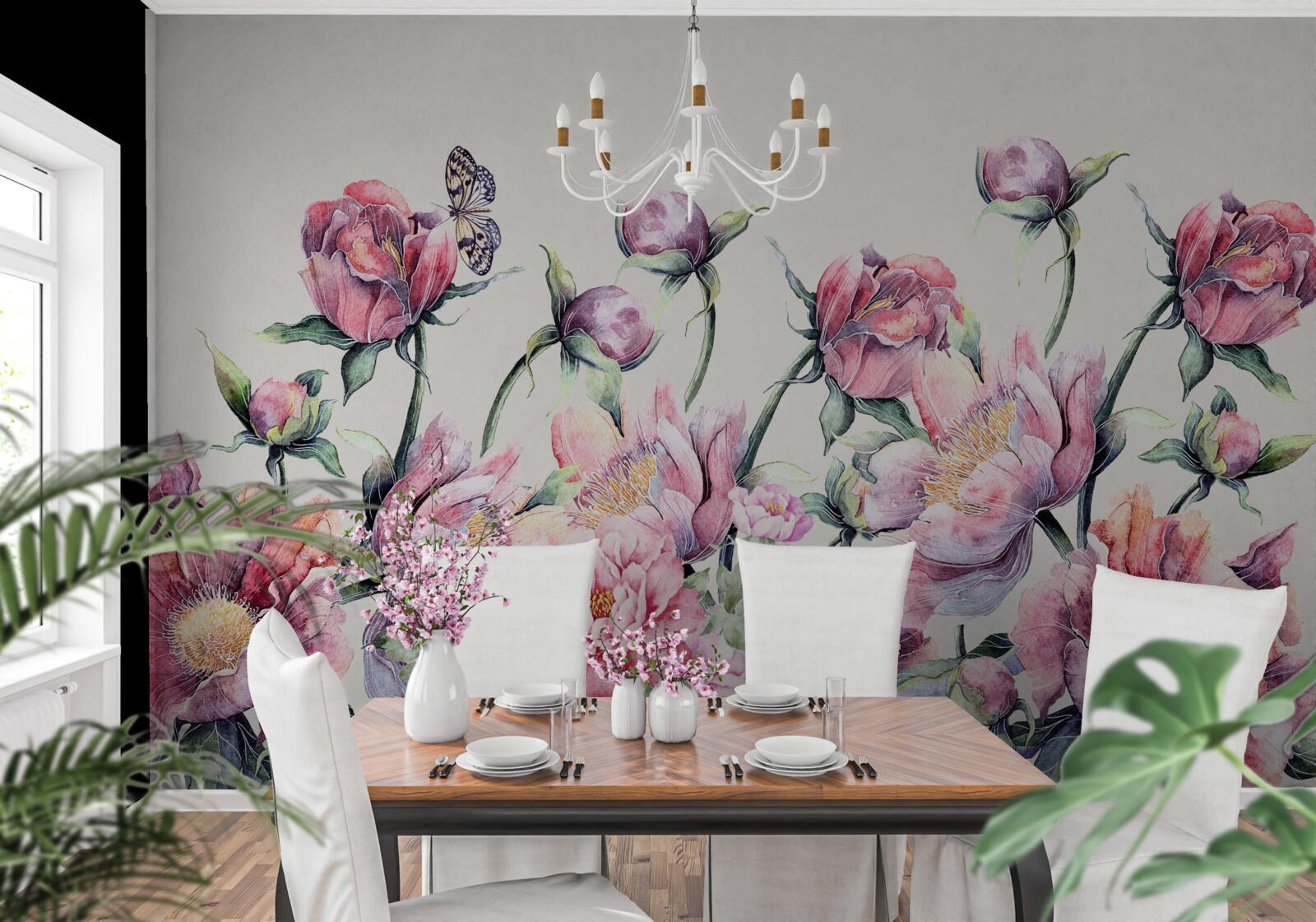 Fototapeta kvety v rôznych farbách