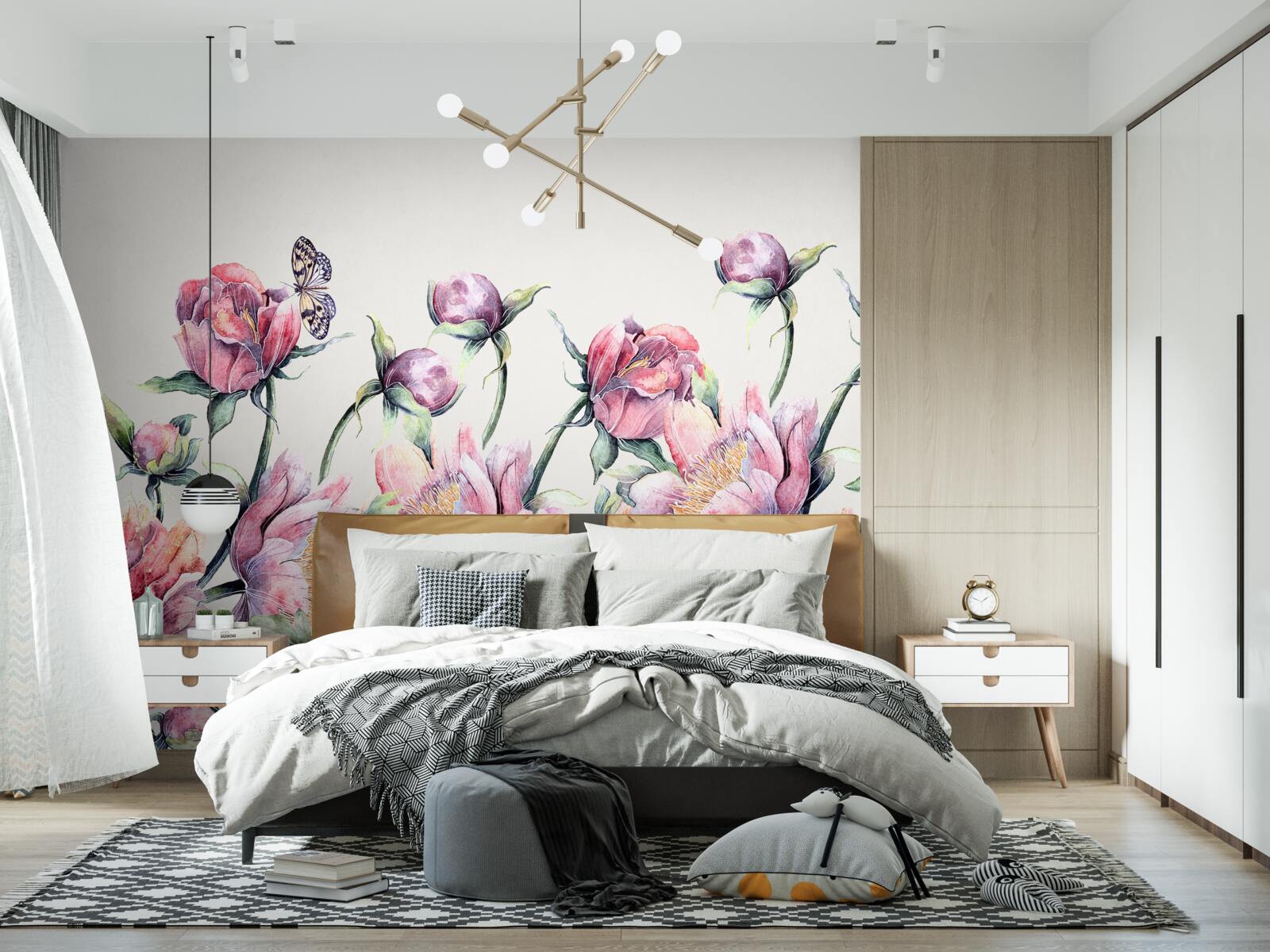 Fototapeta kvety v rôznych farbách