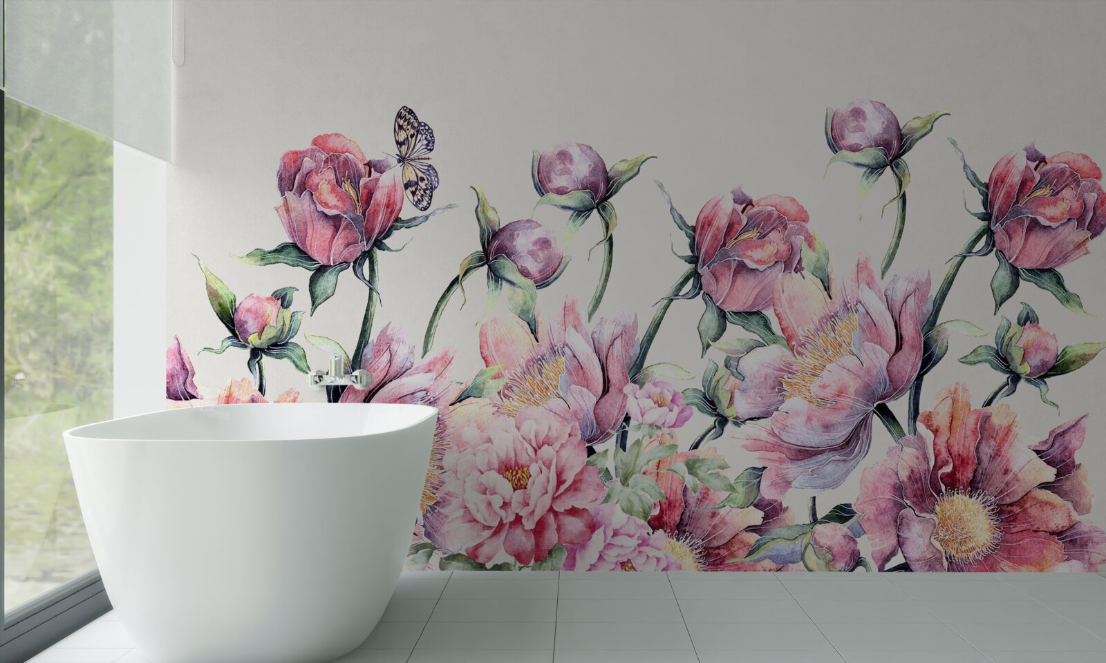 Fototapeta kvety v rôznych farbách