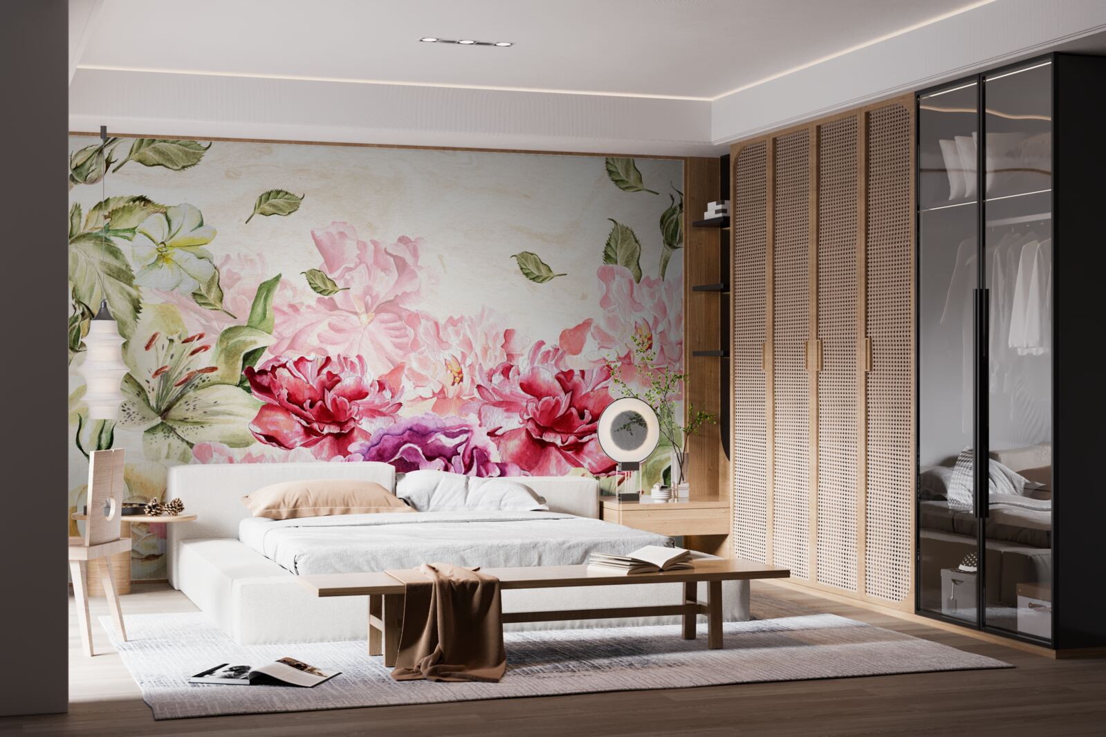 Fototapeta Kvety prichádzajú v bohatých a ženských odtieňoch