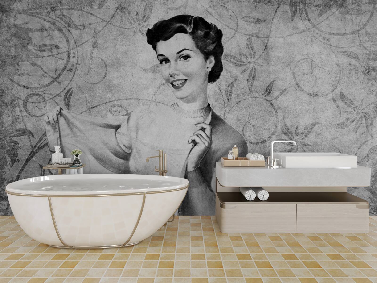 Fototapeta dievča s úsmevom