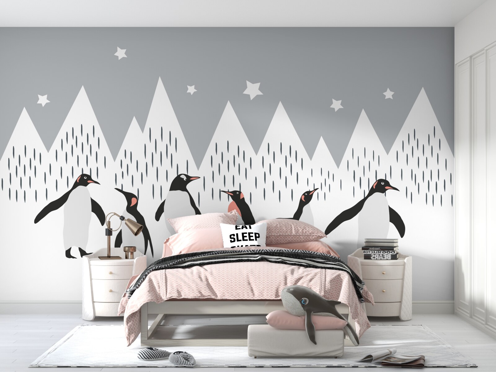 Fototapeta tučniaky idú na prechádzku