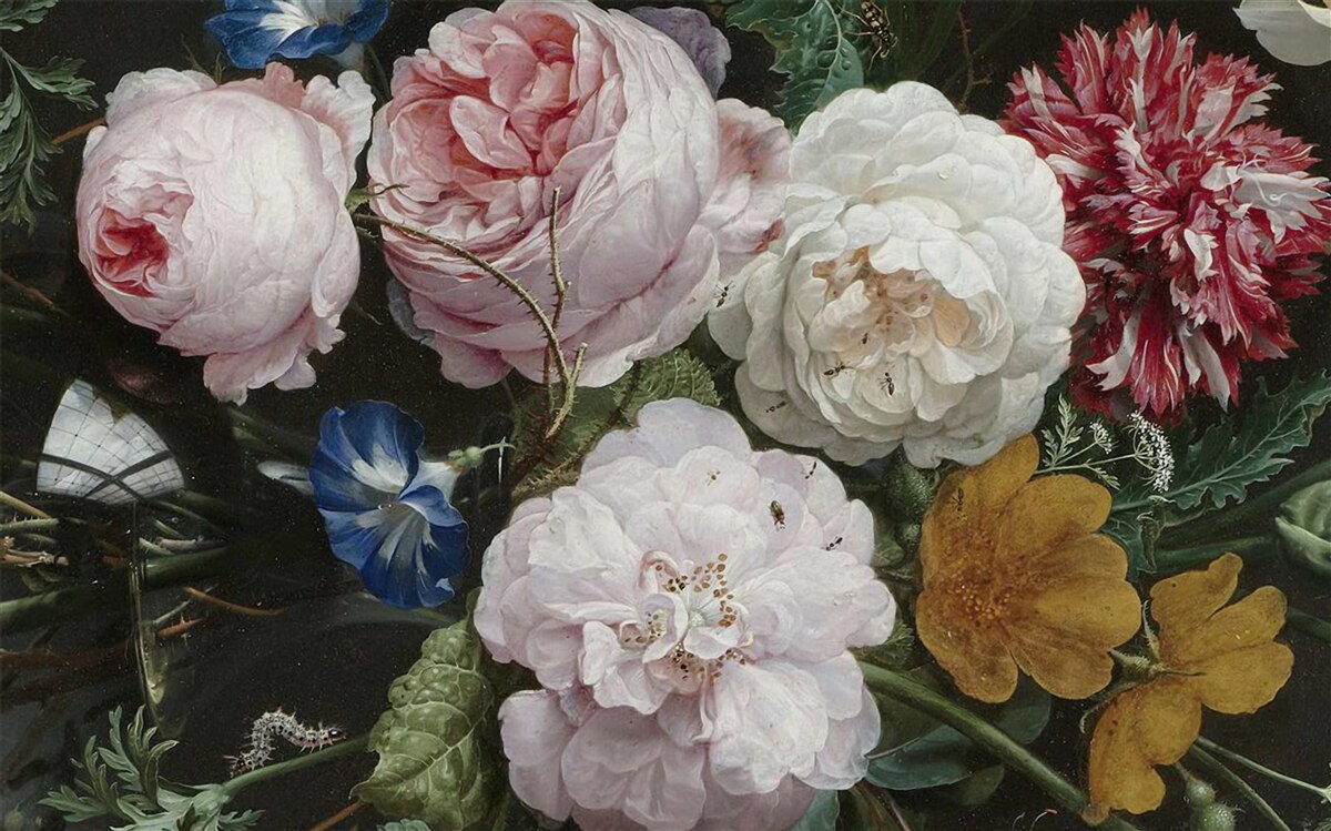 Fototapeta Veľké pastelové kvety