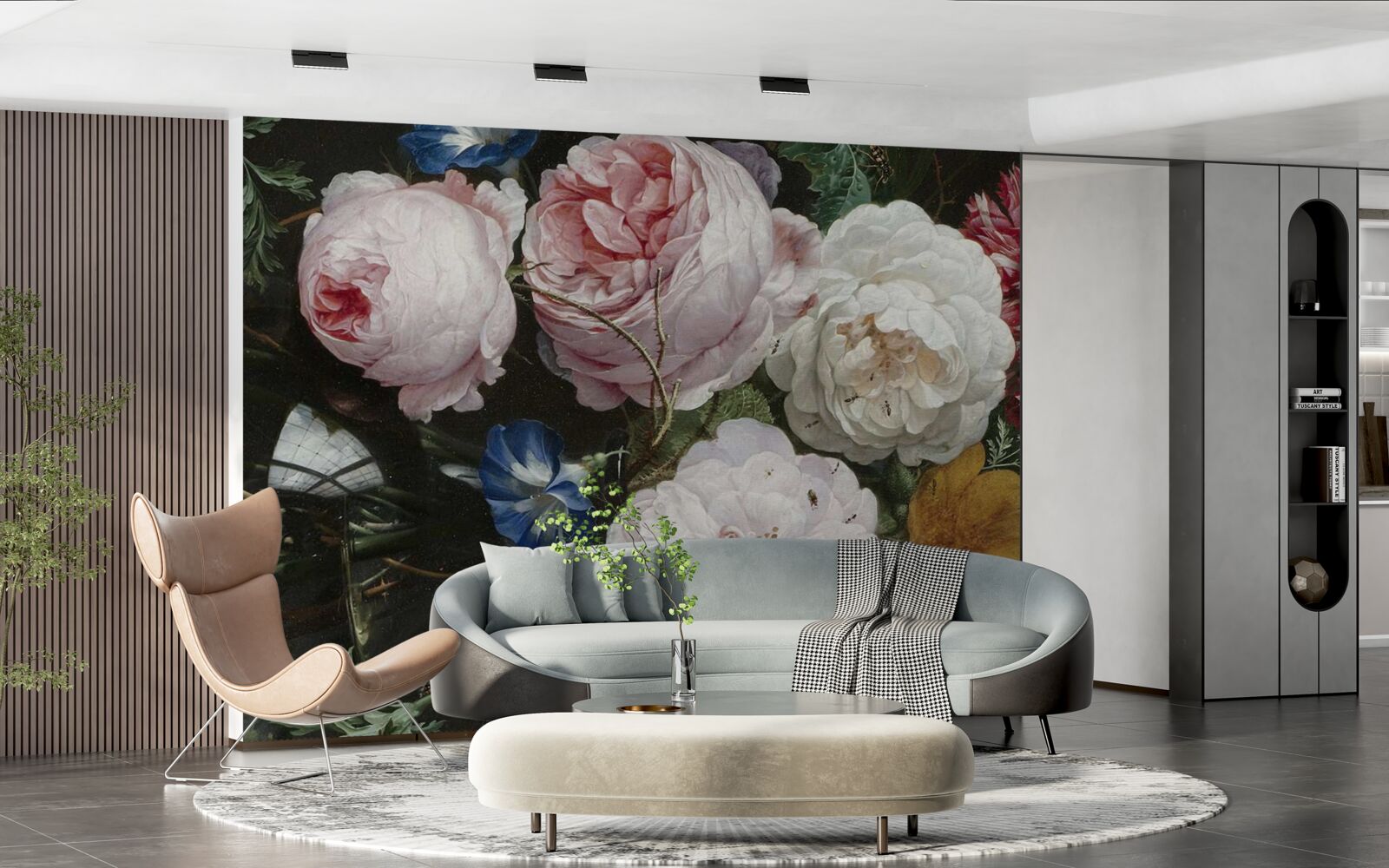 Fototapeta Veľké pastelové kvety