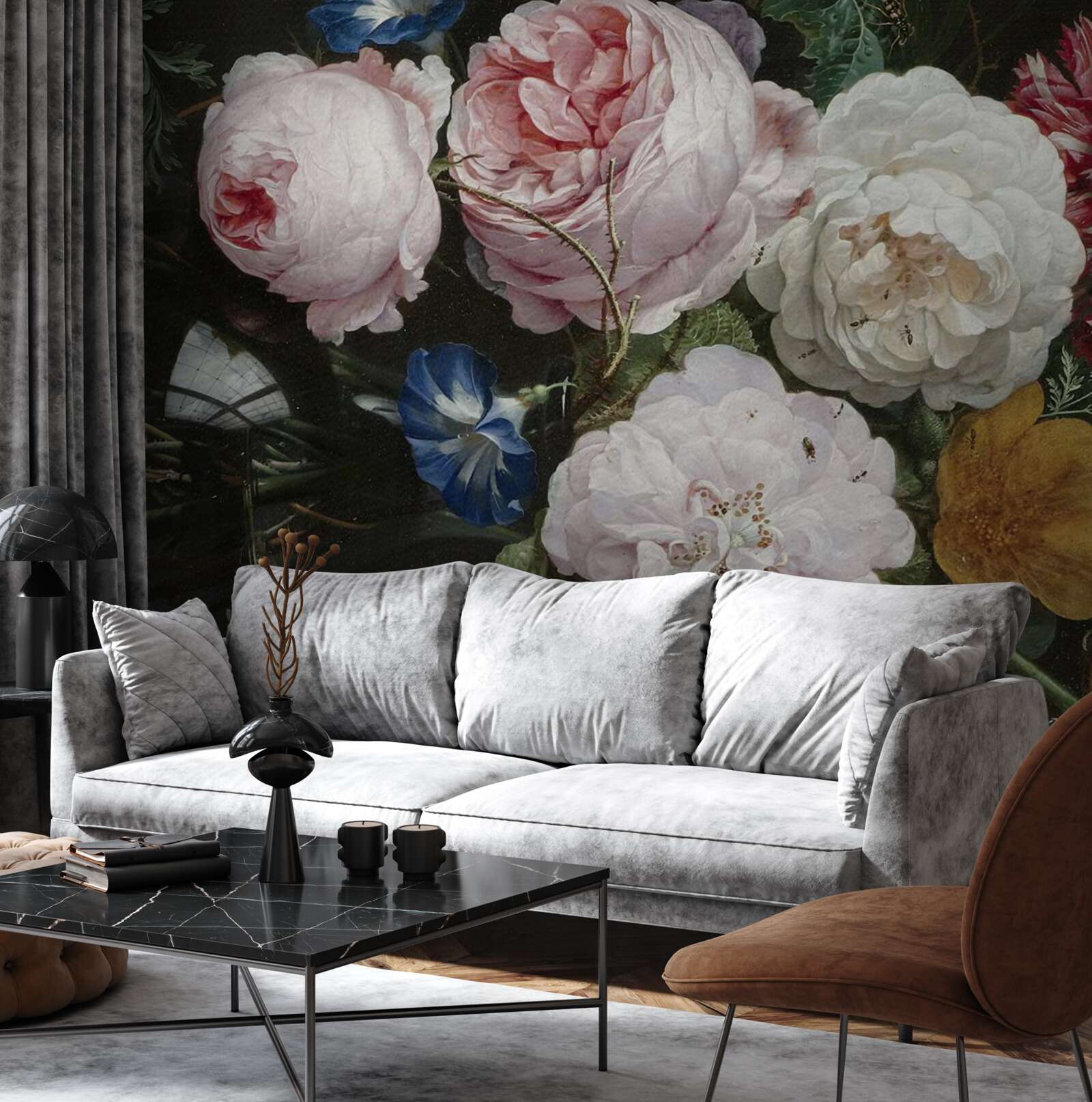 Fototapeta Veľké pastelové kvety