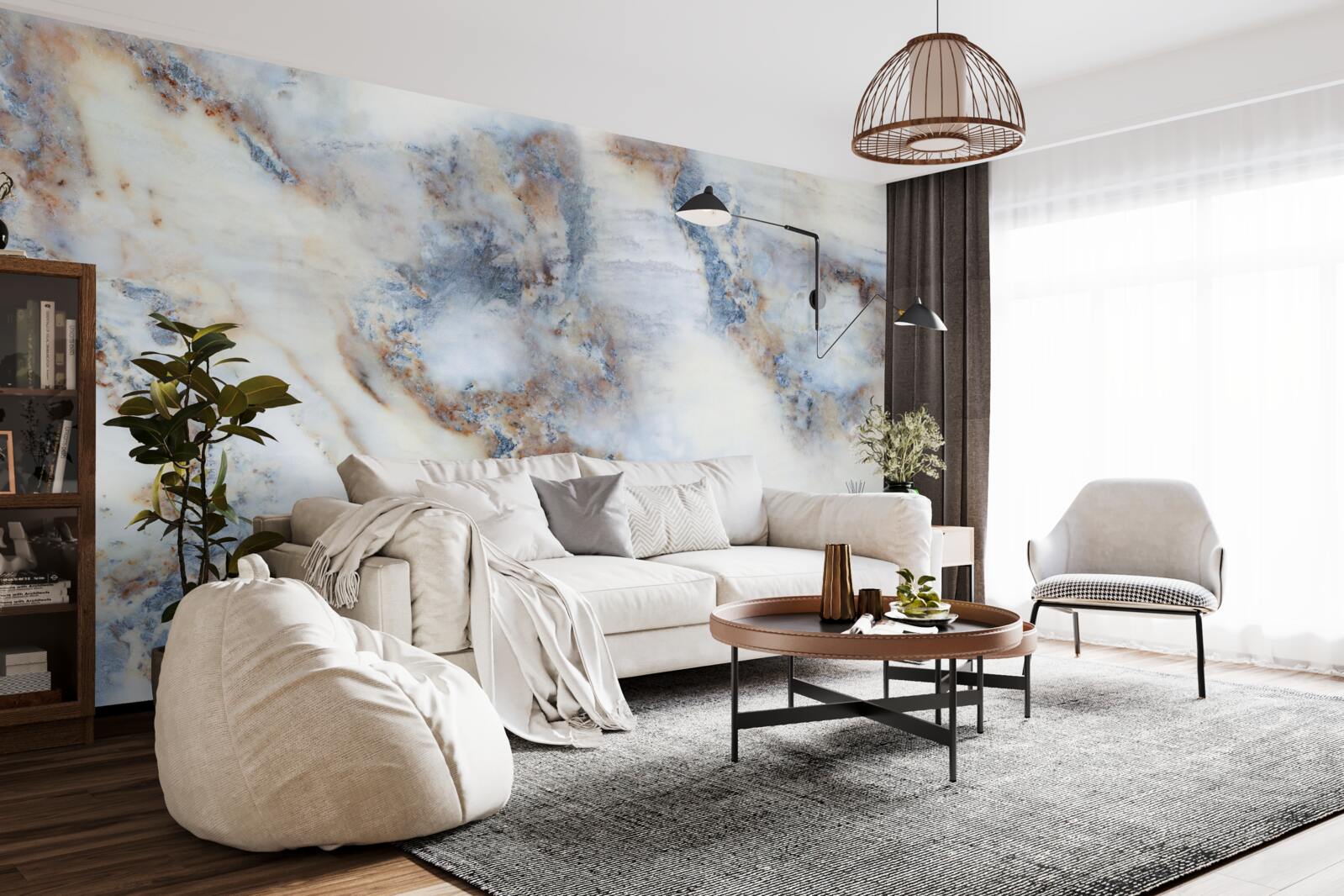 Fototapeta Mramorové zadie