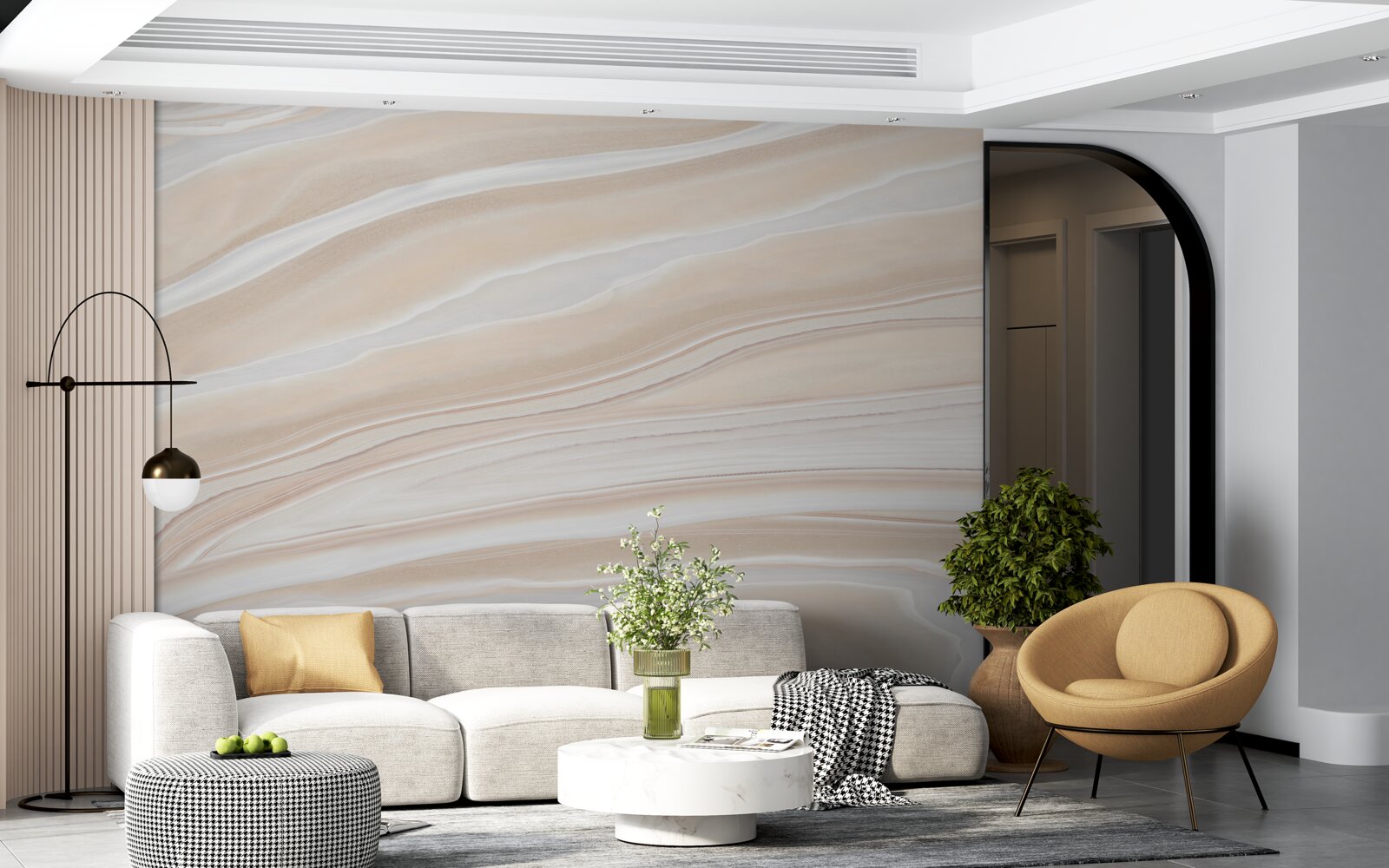 Fototapeta svetlé keramické dlaždice