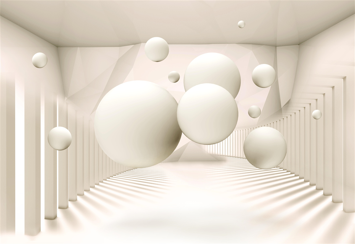 Fototapeta snehovo biele plávajúce kolesá