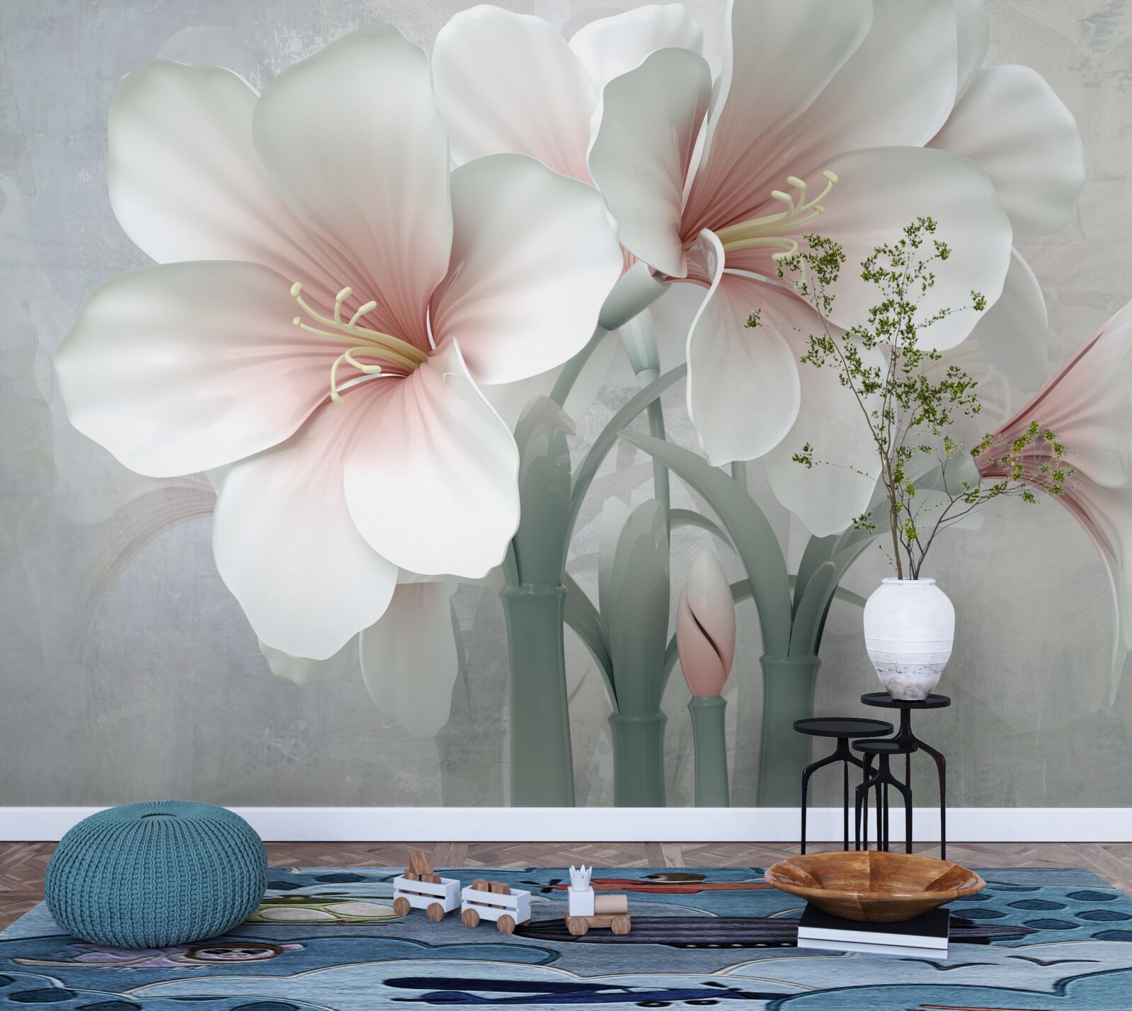 Fototapeta voňavá kompozícia jemných ľalií