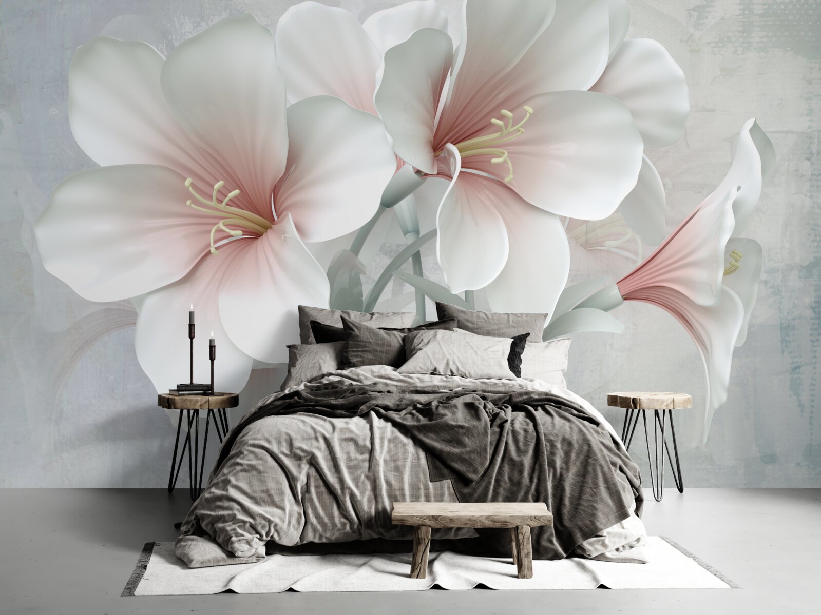 Fototapeta voňavá kompozícia jemných ľalií