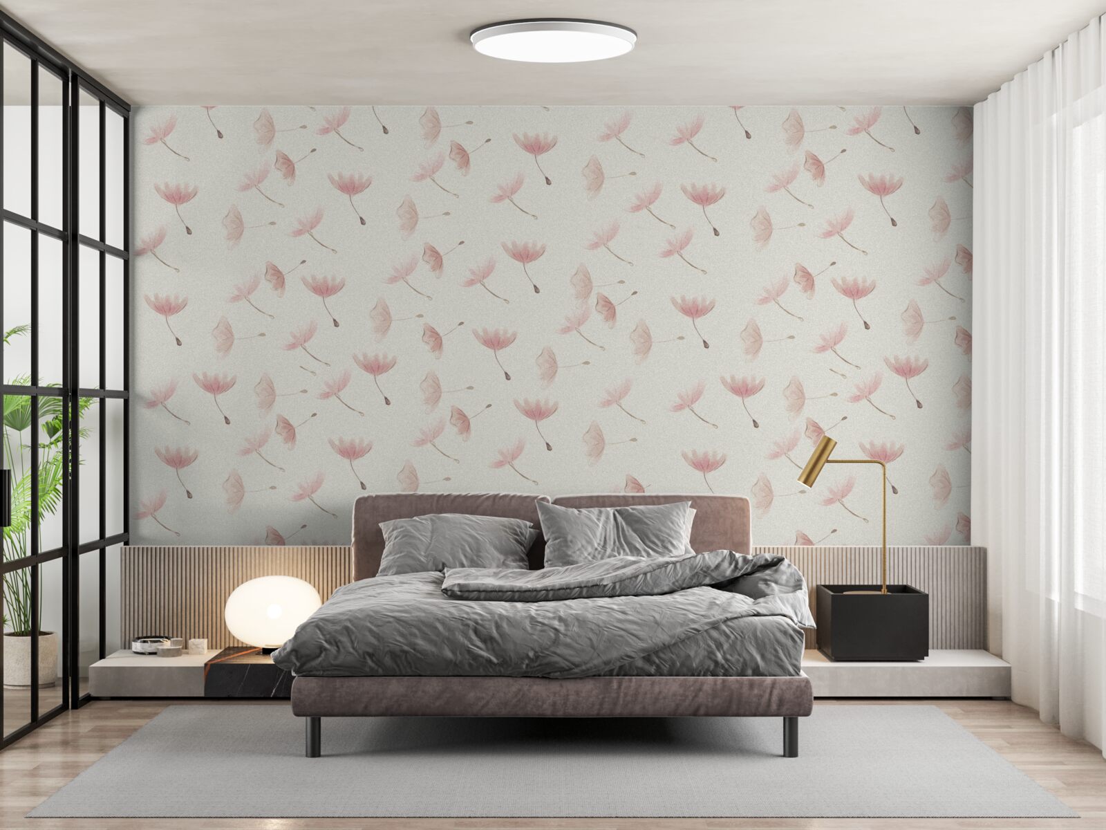 Fototapeta početné malé kvety