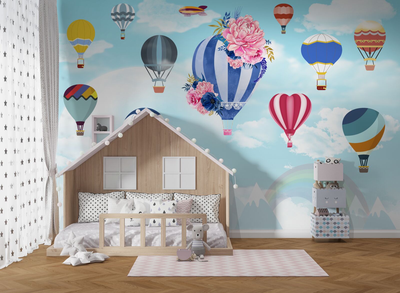 Fototapeta svetlé gule na oblohe