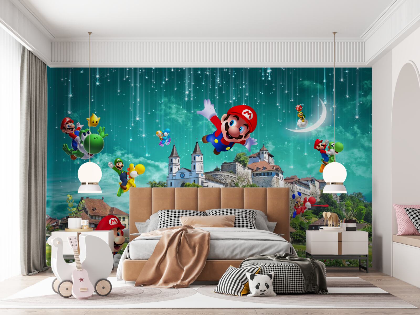 Fototapeta Mário postavy v metropole