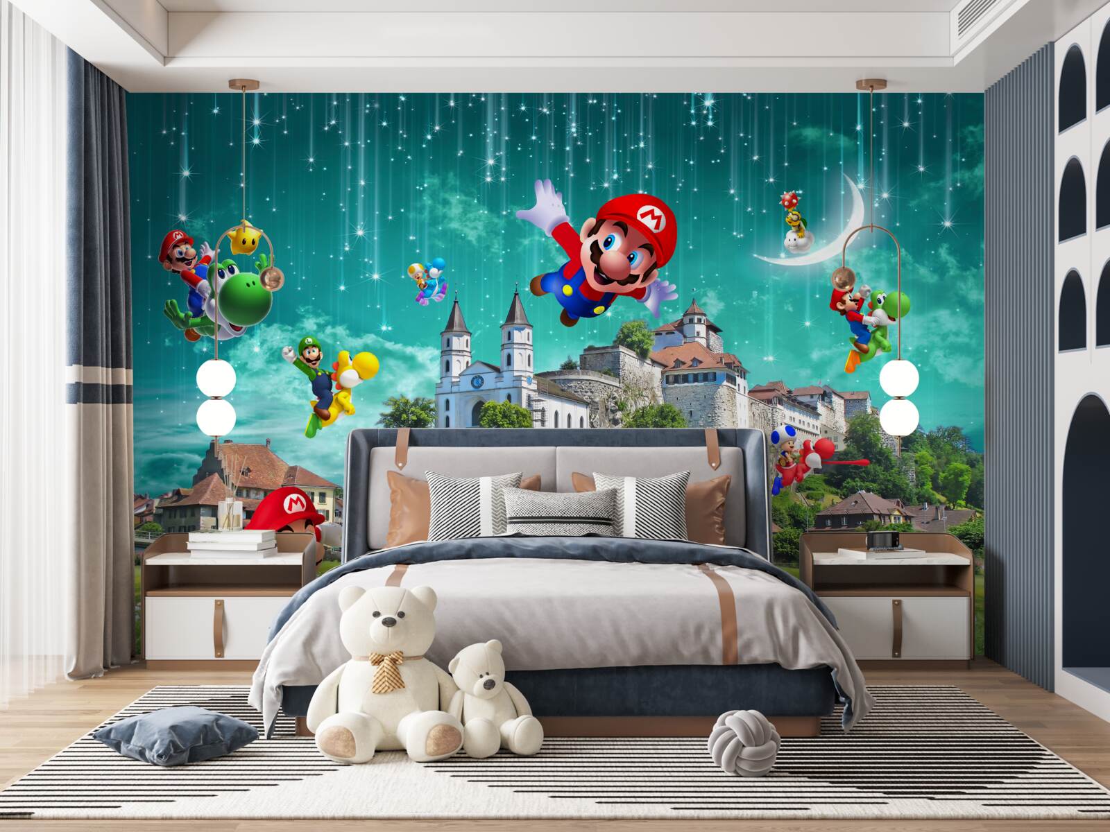 Fototapeta Mário postavy v metropole