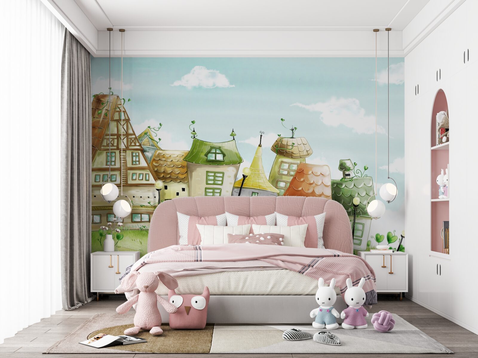 Fototapeta mesto na fotku