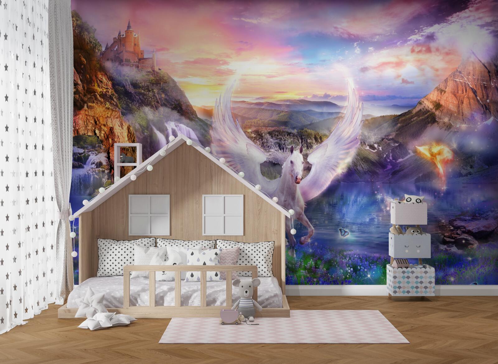 Fototapeta lietajúci pegas