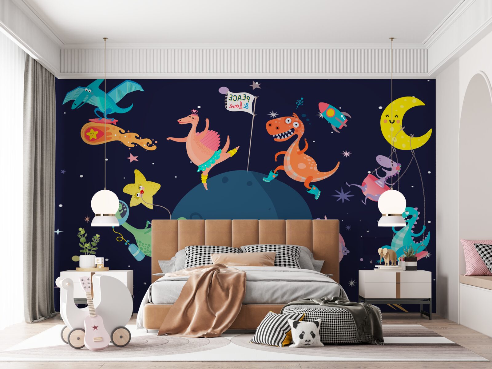 Fototapeta vesminove dinosaury