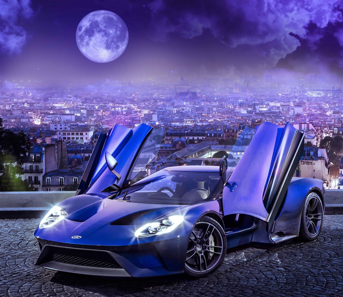 Fototapeta elegantné športové auto