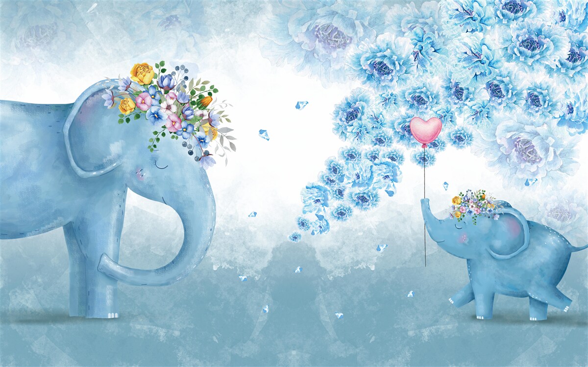 Fototapeta maly slany s kvetmi