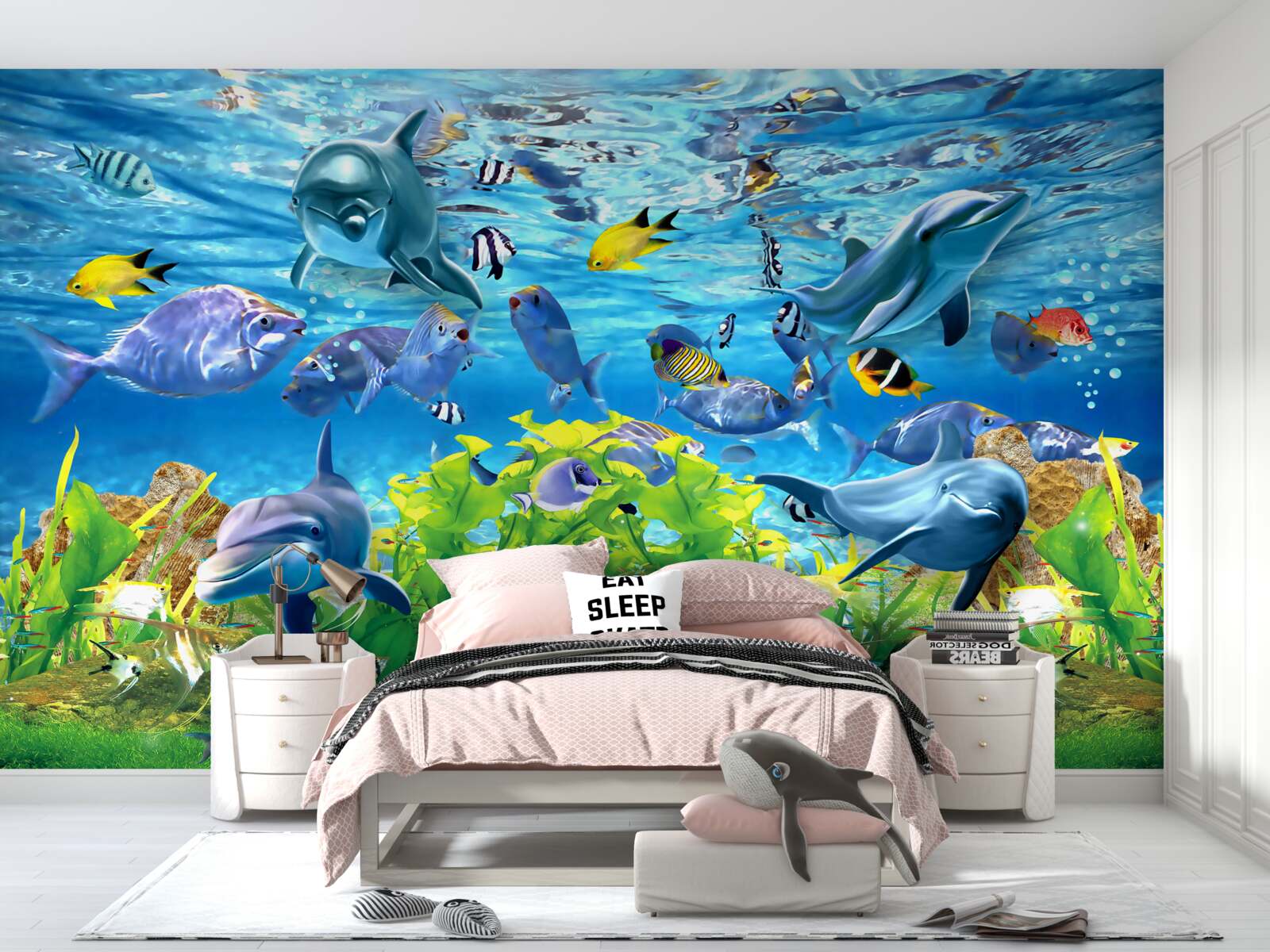 Fototapeta pulzujúci podmorský svet